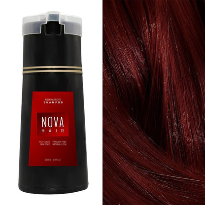 Hair Dyeing Hair Care Shampoo Natural Fast White Hair Dyed Beauty DealSniper.net D Red 200ml 1PCS
