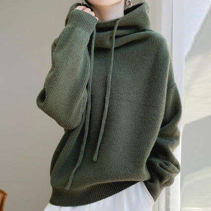 Women's Sweater Thicken Lazy Style All-match Long-sleeved