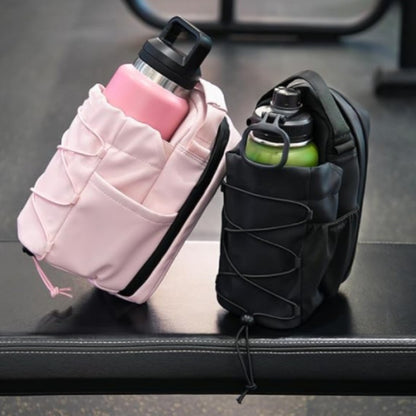 Fitness Magnetic Kettle Bag Crossbody Bag Magnetic Gym Bag Sports Gym From House Pink And Black