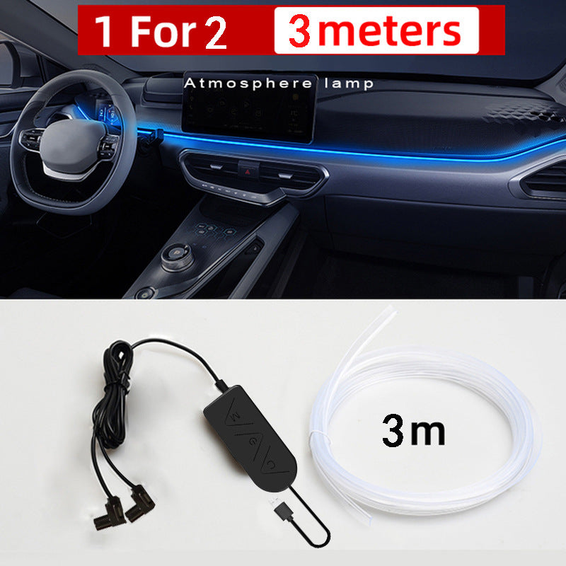 Car USB Atmosphere Light Modification Center Control Instrument Panel Vehicle dealsniper-net