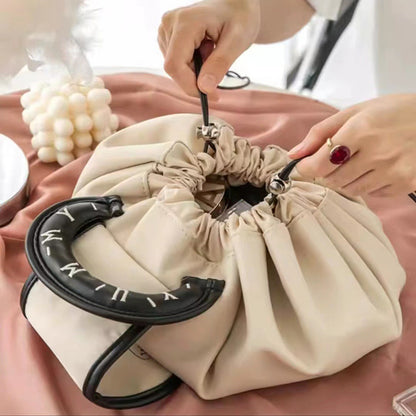 Portable Drawstring Cosmetic Bag Handbags Toiletry Bags Women Gym From House