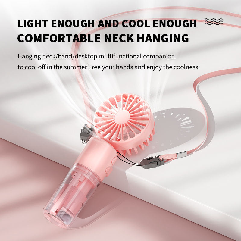 Portable Handheld Spray Fan 4-Speed Water Spray Mist Electronics Gym From House