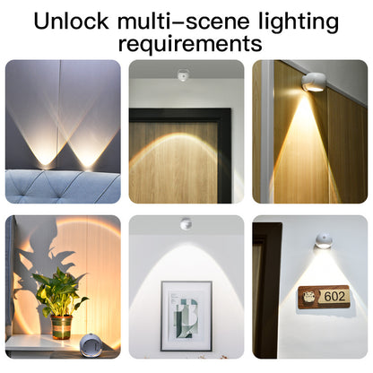 Adjustable Angle Human Sensing Light, Wireless Sunset Light, Indoor Spotlight, House DealSniper.net