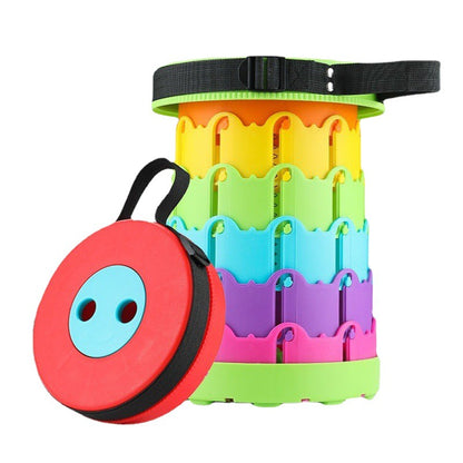 Children's Rainbow Folding Stool Portable Retractable Chair Kids dealsniper-net