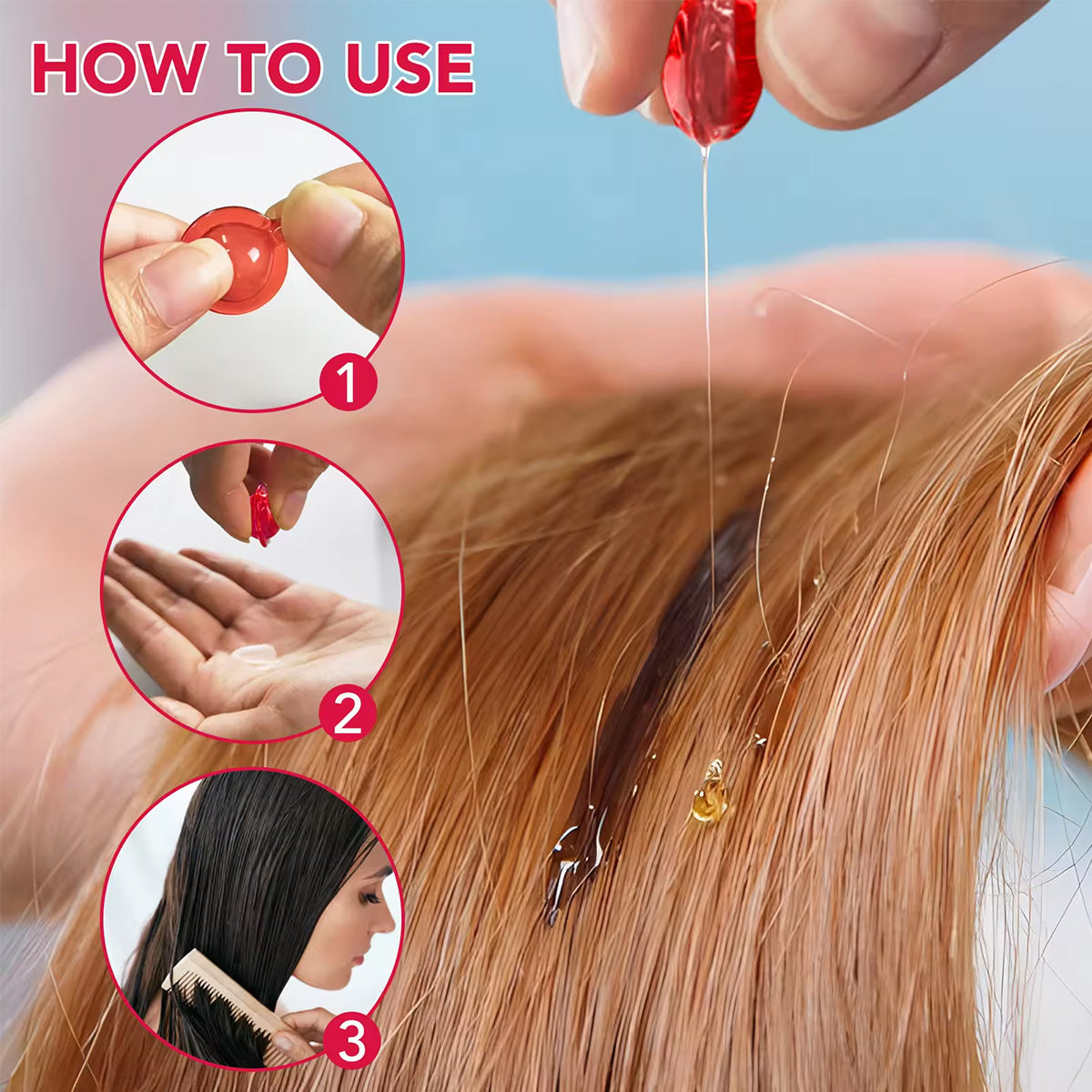 Hair Treatment Serum - No Rinse With Argan Macadamia Avocado Beauty DealSniper.net