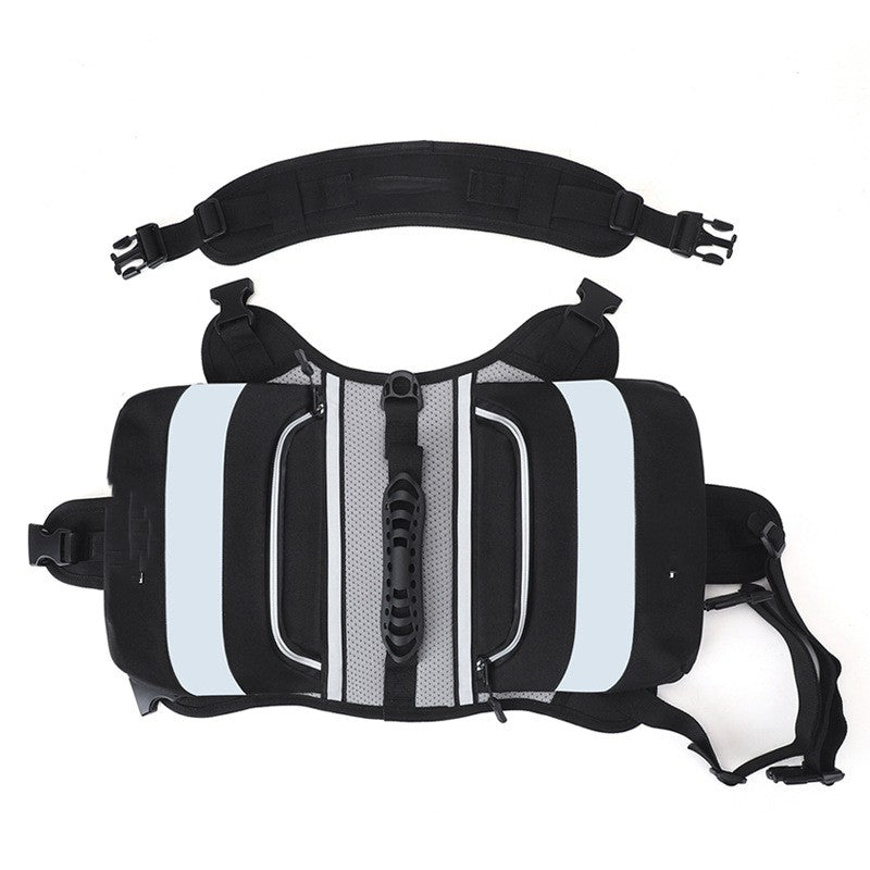 Outdoor Large Dog Backpack For Pets Pets dealsniper-net Black