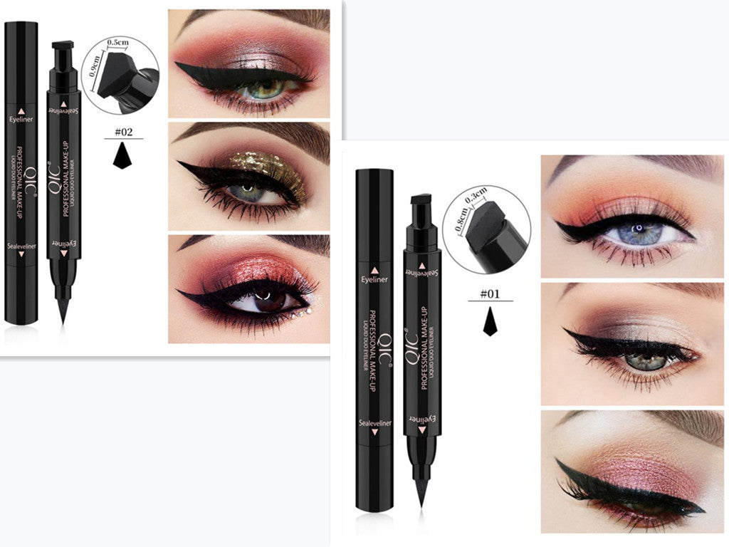 Double-headed wing seal eyeliner Beauty dealsniper-net Combination