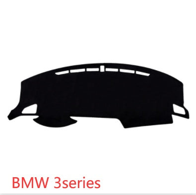 Car Suede Dashboard Cover Center Console Sunshield Retrofitting Vehicle DealSniper.net BMW 3series Black