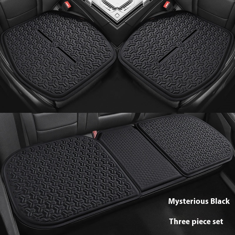 Car Seat Cushion Four Seasons Universal Cool Pad Gel Vehicle dealsniper-net Mysterious Black 3PCs Set