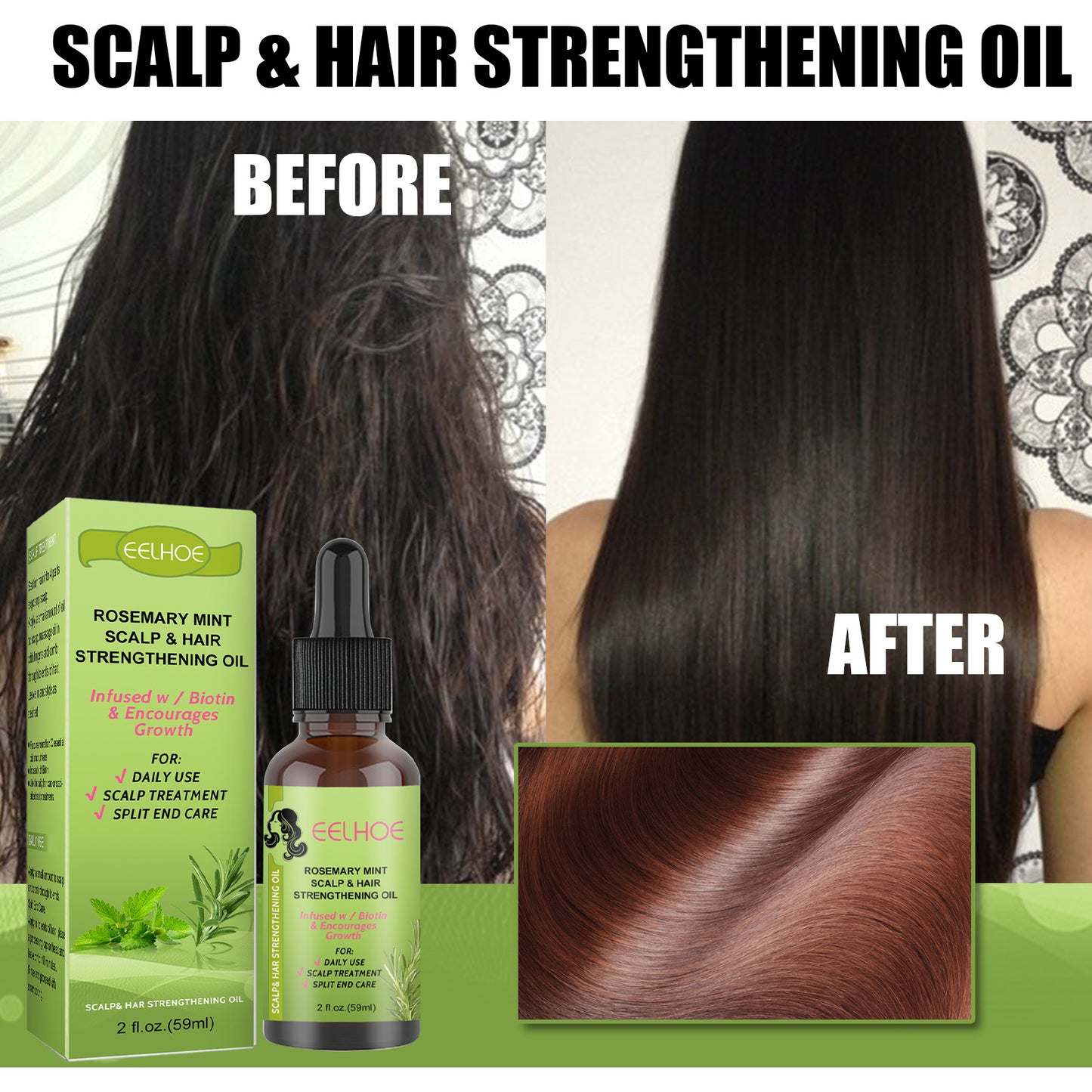 Rosemary Mint Hair Growth Fluid Scalp Massage Health dealsniper-net