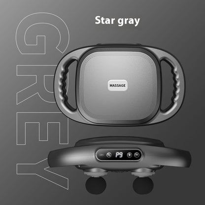 Six-head Massage Gun Full Body Deep Health DealSniper.net Starry gray English Packaging