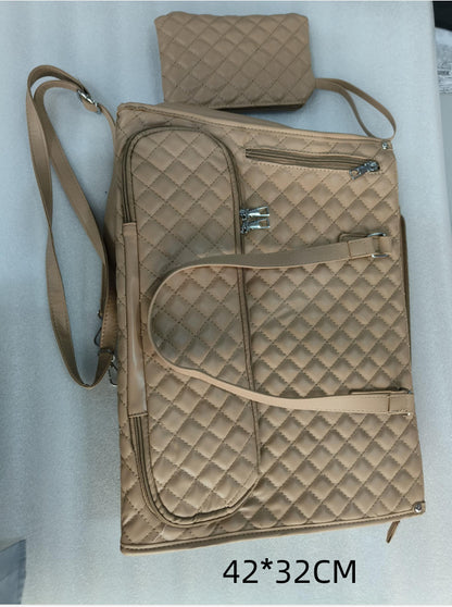 Fashionable Lunch Tote Bag Women's Thermal Insulation Lunch Box Women DealSniper.net Khaki 1 36X16X30cm