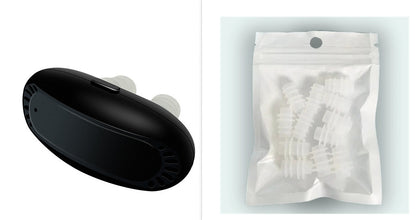 Allergic Chronic Intelligent Infrared Nasal Relief Device Beauty DealSniper.net Black With silicone case