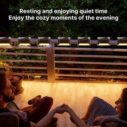 32&16 PCS Solar Deck Lights Outdoor Solar Step Lights Outdoor Gym From House
