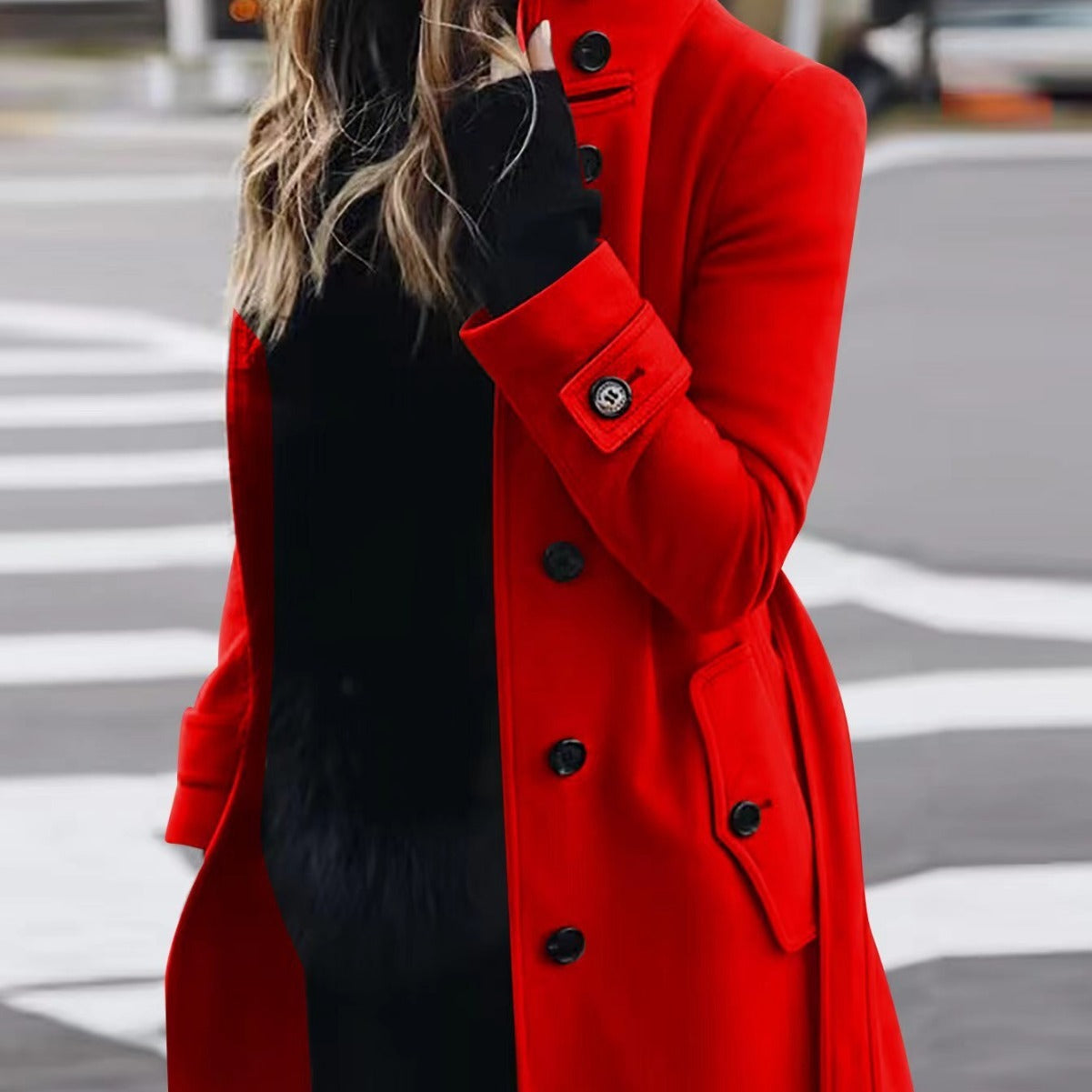 Autumn Winter New Woolen Coat Women's Slim Fit Cardigan Women null