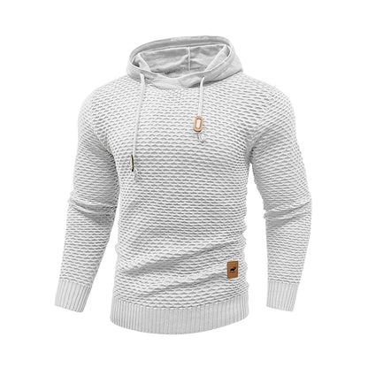 New Style 3D Pattern Outdoor Sports Men Solid Color Casual Hoodies Men dealsniper-net