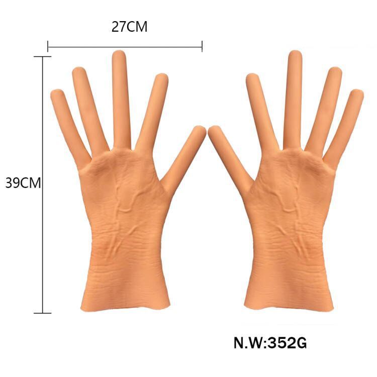 Halloween Party Hot Dog Gloves Dress Up Holidays DealSniper.net Hot Dog Gloves Free Size