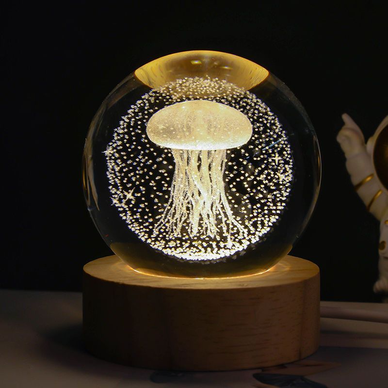 Luminous Starry Sky And Planets Moon Moon Crystal Ball Holidays DealSniper.net