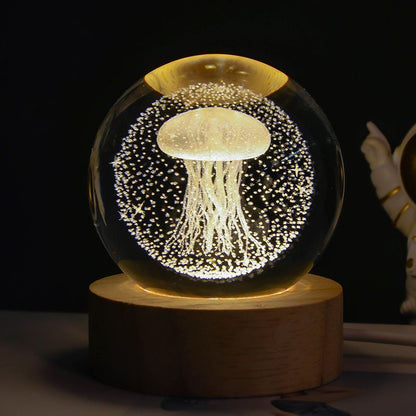 Luminous Starry Sky And Planets Moon Moon Crystal Ball Holidays DealSniper.net