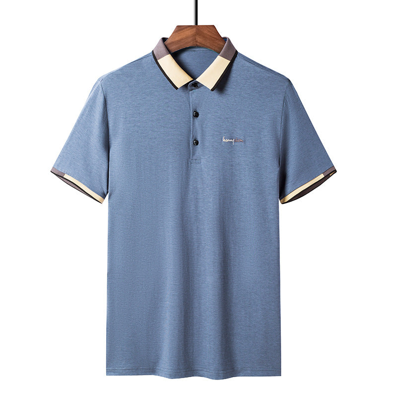 New Mens Fashion Lapel Polo T-Shirt