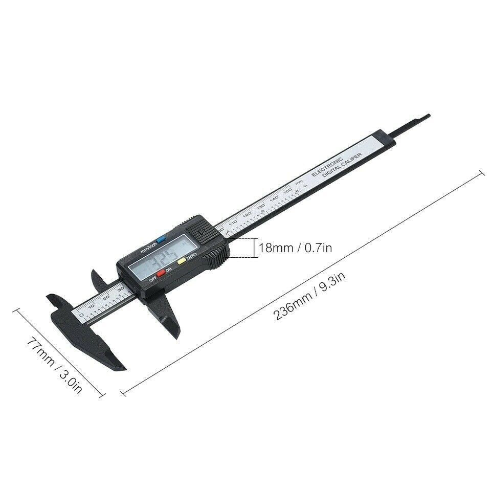 Carbin Fiber Electronic Digital Vernier Caliper