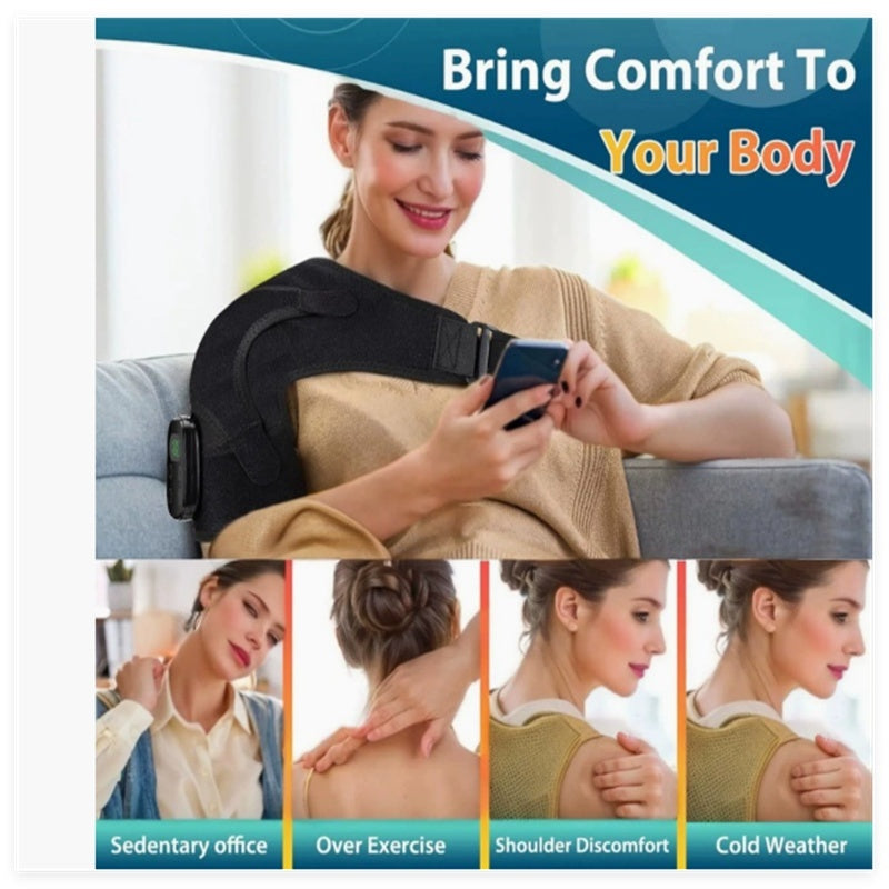 Electric Heating Red Light Therapy Shoulder Strap Health DealSniper.net