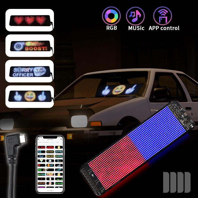 Programmable Car LED Sign LED Full-color