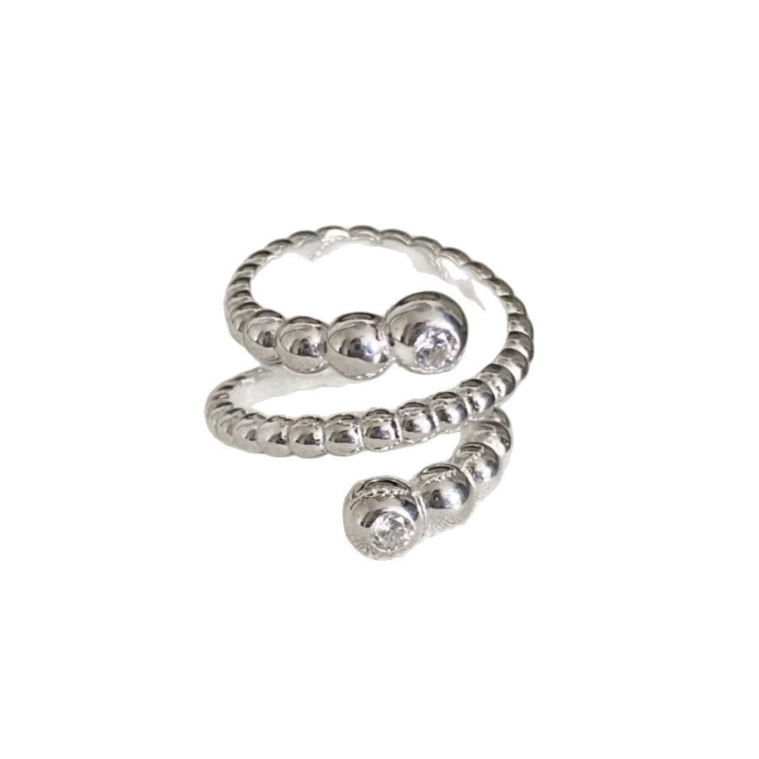 Sweet Cool Multi Layer Ring For Women Geometric Line Wrapped Jewelry Gym From House