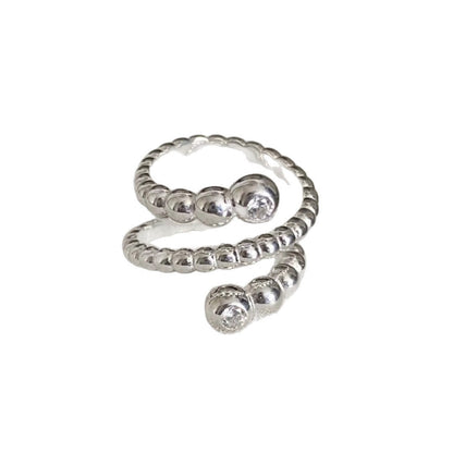 Sweet Cool Multi Layer Ring For Women Geometric Line Wrapped Jewelry Gym From House