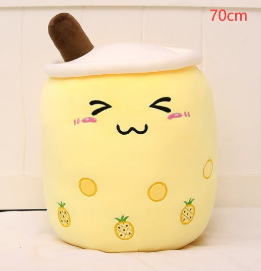 Cute Fruit Drink Plush Stuffed Soft Toy Pillow Cushion