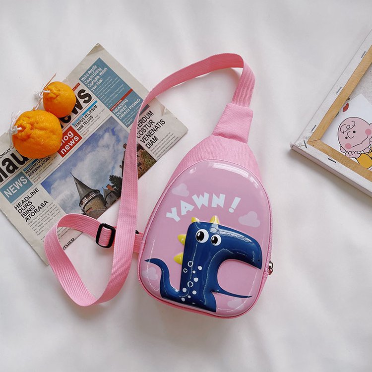 Children's Cute Cartoon Hard Shell Chest Bag Kids DealSniper.net Pink