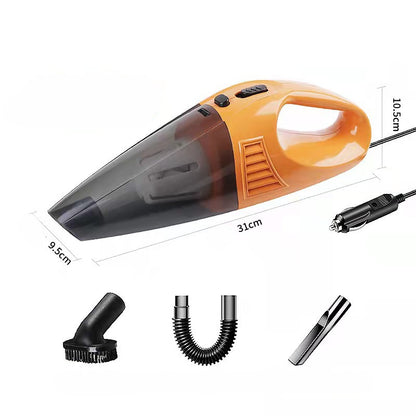 Handheld Portable High Power Wireless Car Vacuum Cleaner Electronic DealSniper.net Orange Wired 12V