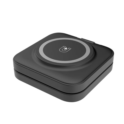 Three-in-one Wireless Charger Electrical Magnetic Electronics DealSniper.net Black