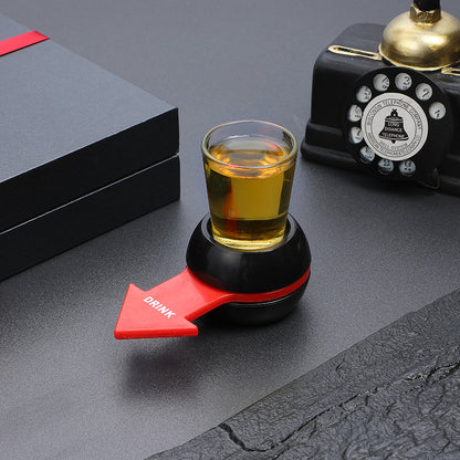 Rotatable Arrow Beer Wine Board Game Spin Drinking Game Pointer Gifts Holidays dealsniper-net Black and red arrow wheel