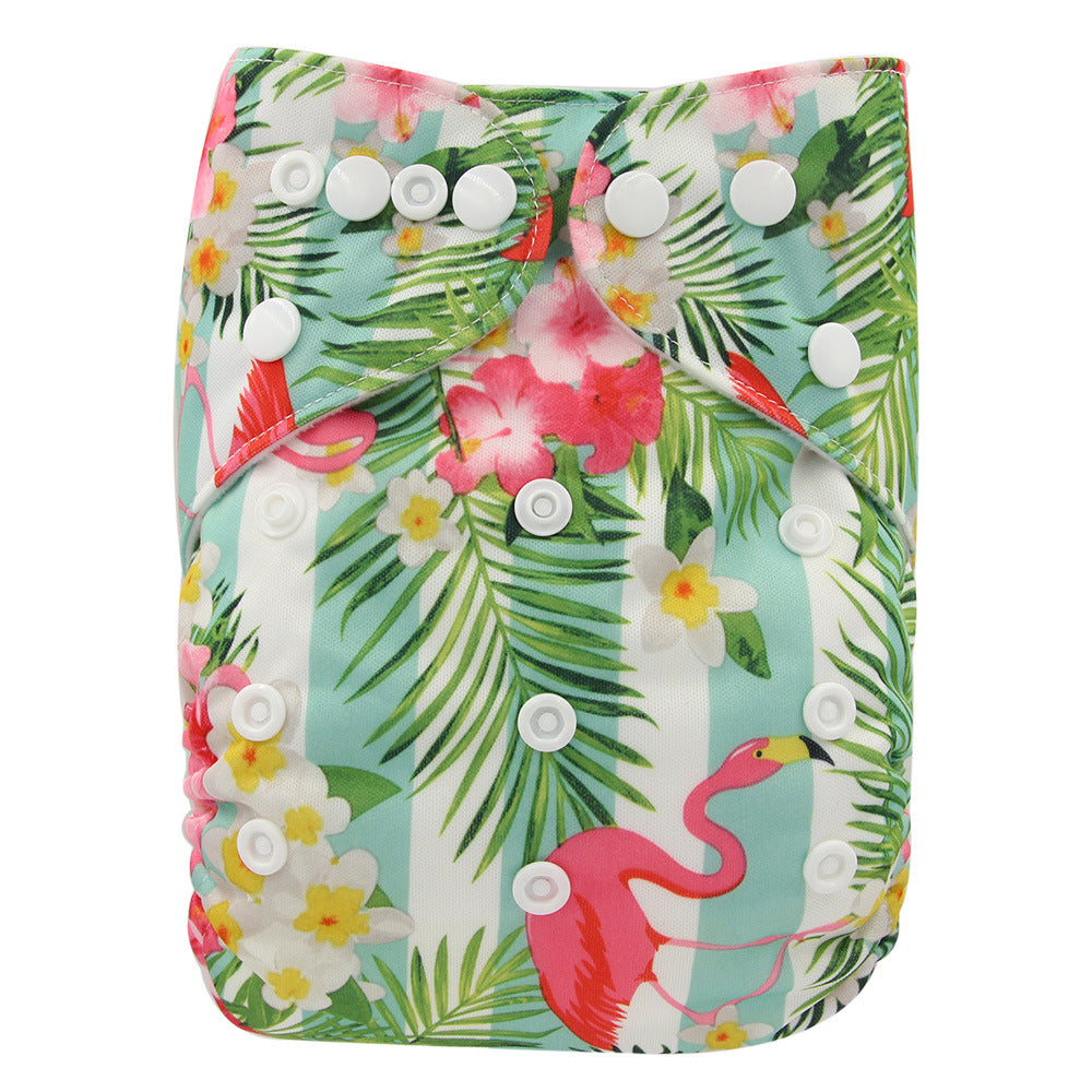 Washable Baby Cloth Diaper Breathable Diaper Pants 0-3 Years Old Kids DealSniper.net OB165 One size
