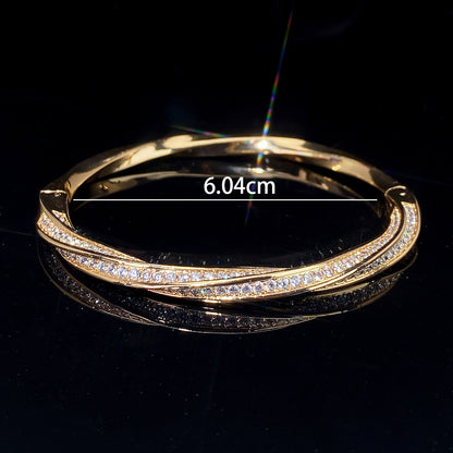 Trendy And Exquisite Fashion Full-Zirconia Women's Bracelet Jewelry Gym From House