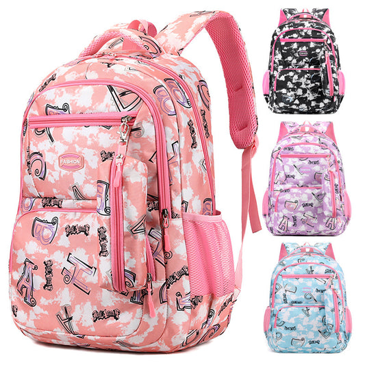 New Letter Print Backpack With Pencil Case Fashion Kids dealsniper-net