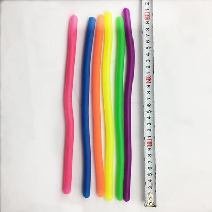 TPR Noodle Rope Vent Rope Decompression And Tension Kneading Music Kids DealSniper.net Roots per pack6 L