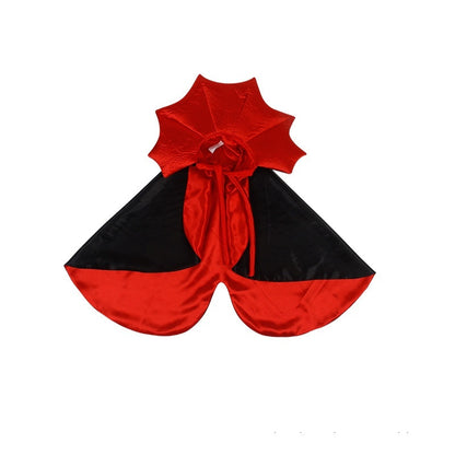 Cute Halloween Pet Costumes Cosplay Vampire Cloak Pets Gym From House Black And Red Free Size