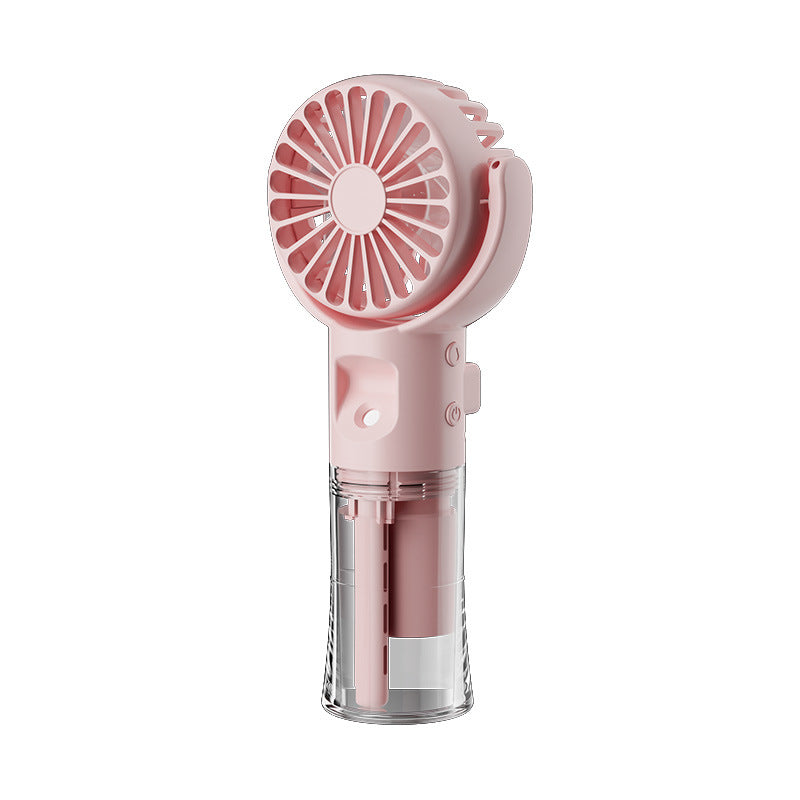 Portable Handheld Spray Fan 4-Speed Water Spray Mist Electronics Gym From House F4 Spray Fan Pink Hand held Spray Fan