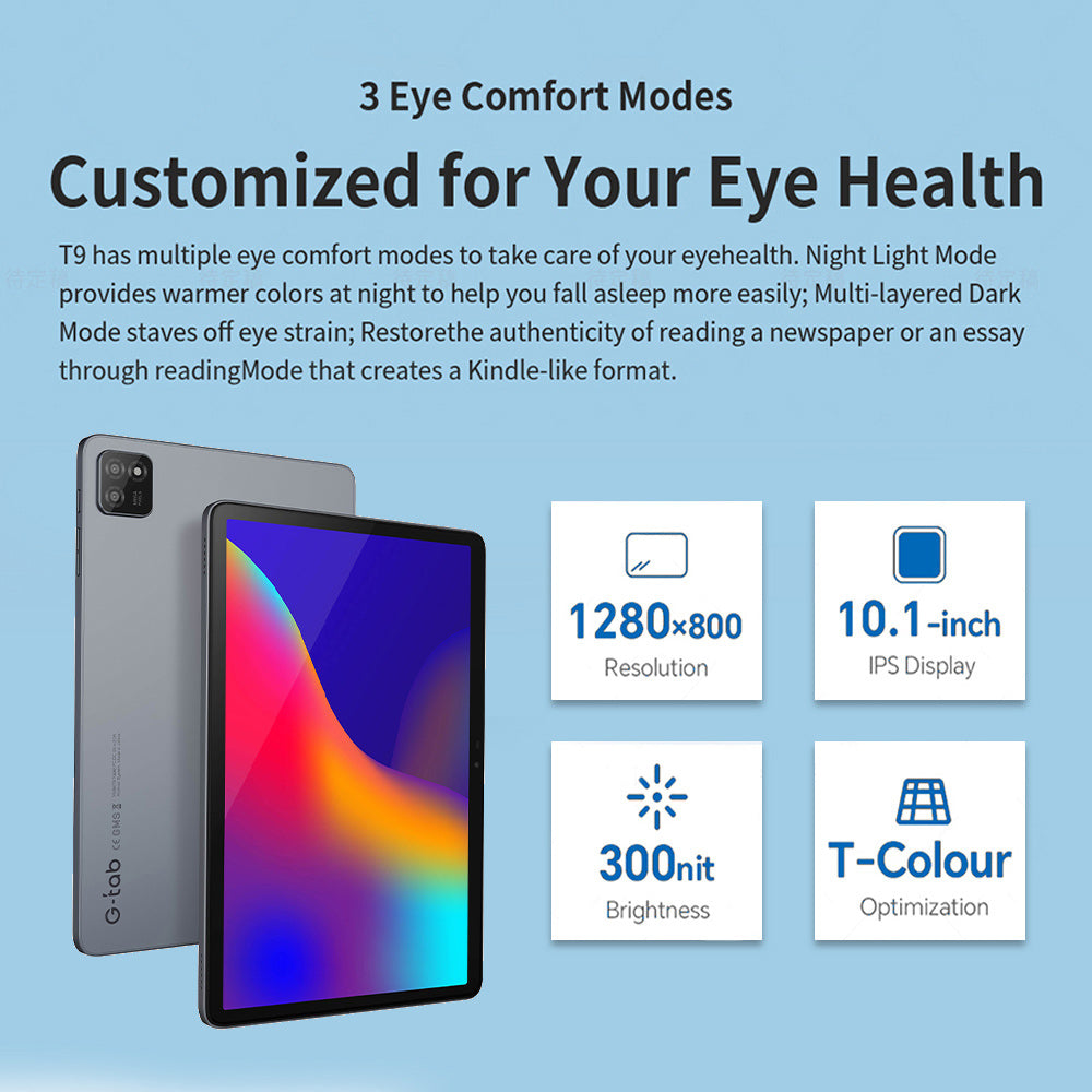 G-tab T9 Rockchip RK3562 Quad Core Tablet PC Grey Electronics dealsniper-net
