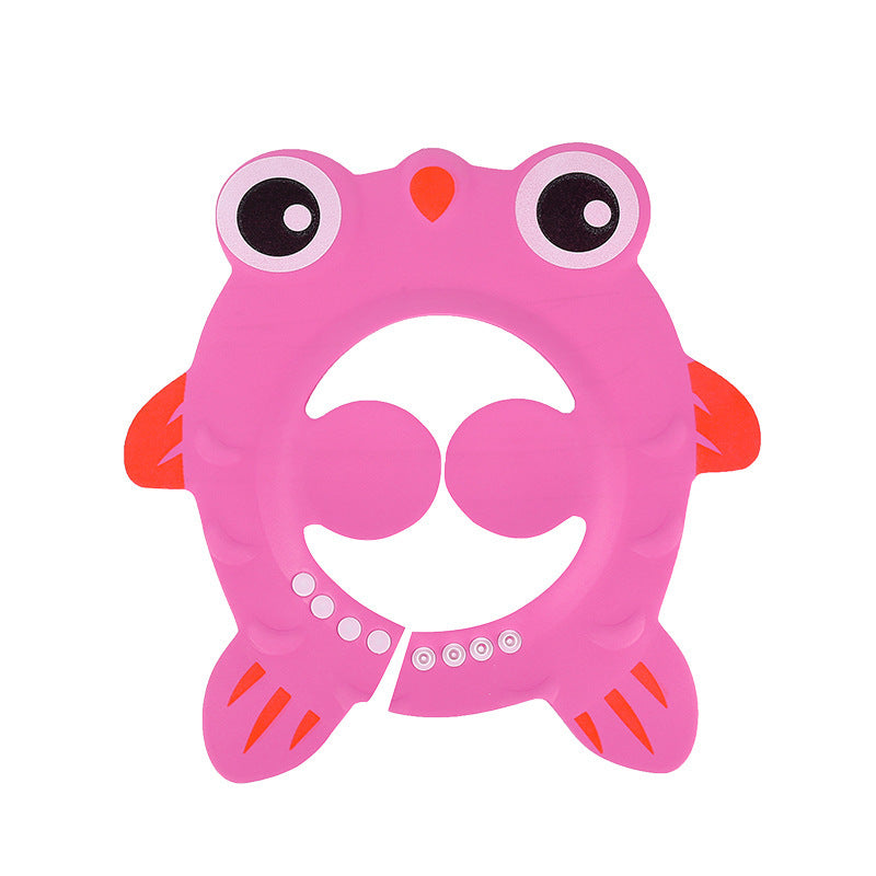 Baby Waterproof Ear Protection Shower Hat Kids DealSniper.net Pink Goldfish