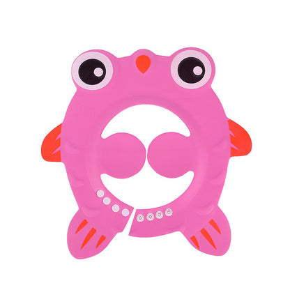 Baby Waterproof Ear Protection Shower Hat Kids DealSniper.net Pink Goldfish