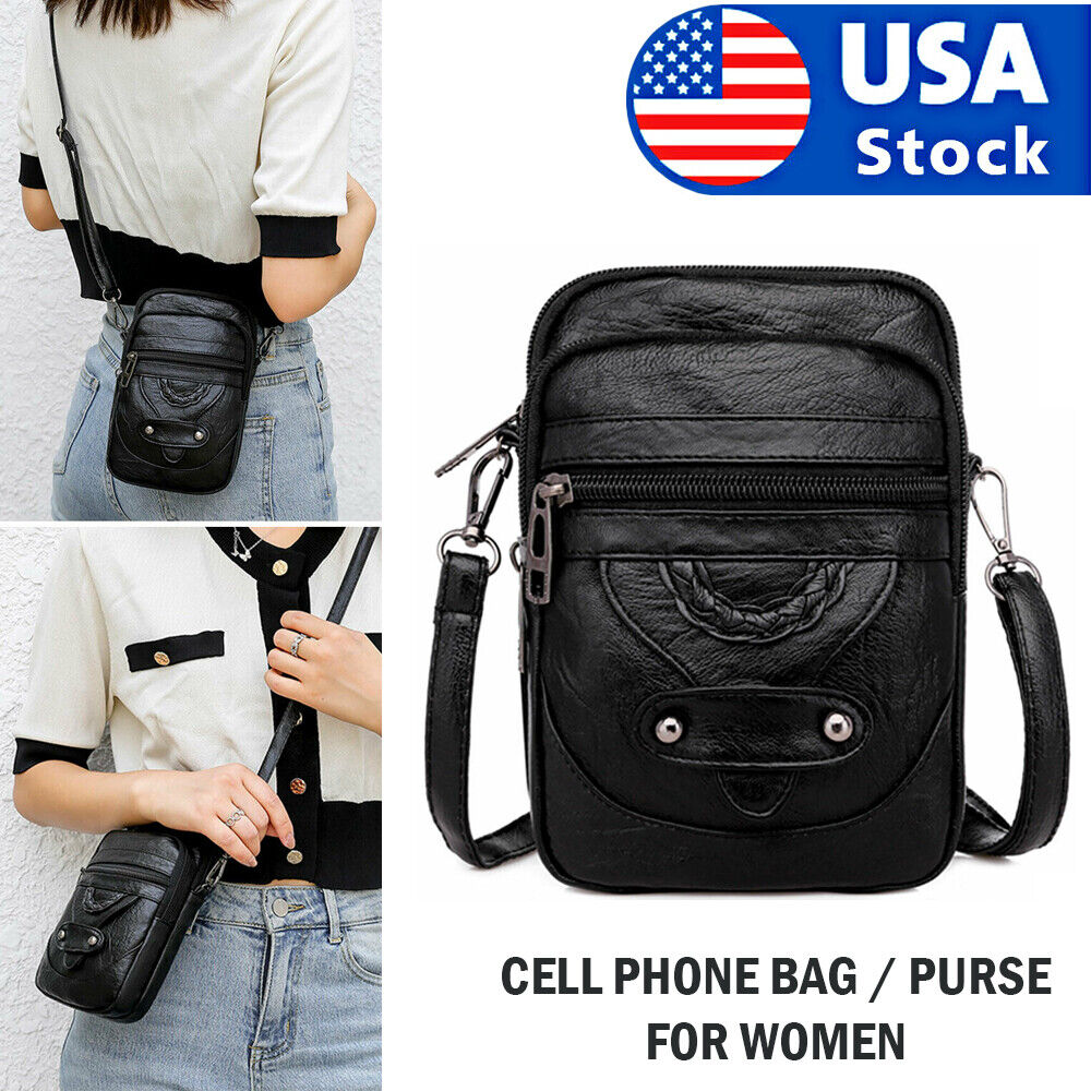 Small Cell Phone Purse Wallet Shoulder Bag Case Cross-body Pouch Handbag Women Women DealSniper.net
