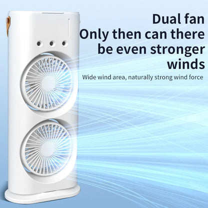 Double-ended Spray Fan Portable Humidifier Fan Air Conditioner