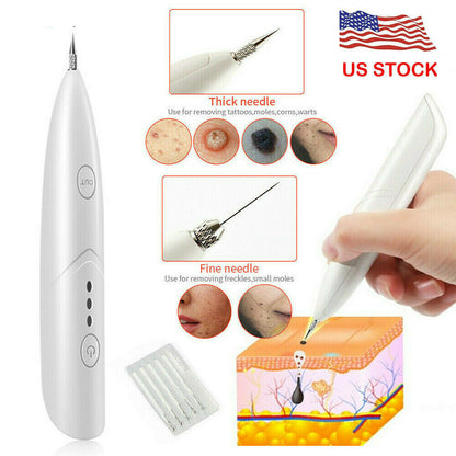 Ion Laser Freckle Skin Mole Dark Spot Remover Face Wart Tag Tattoo Removal Pen Beauty dealsniper-net