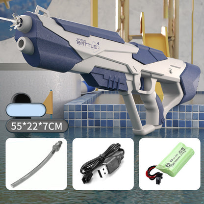 Space Water Gun Electric Automatic Toys For Children Kids DealSniper.net C Blue USB