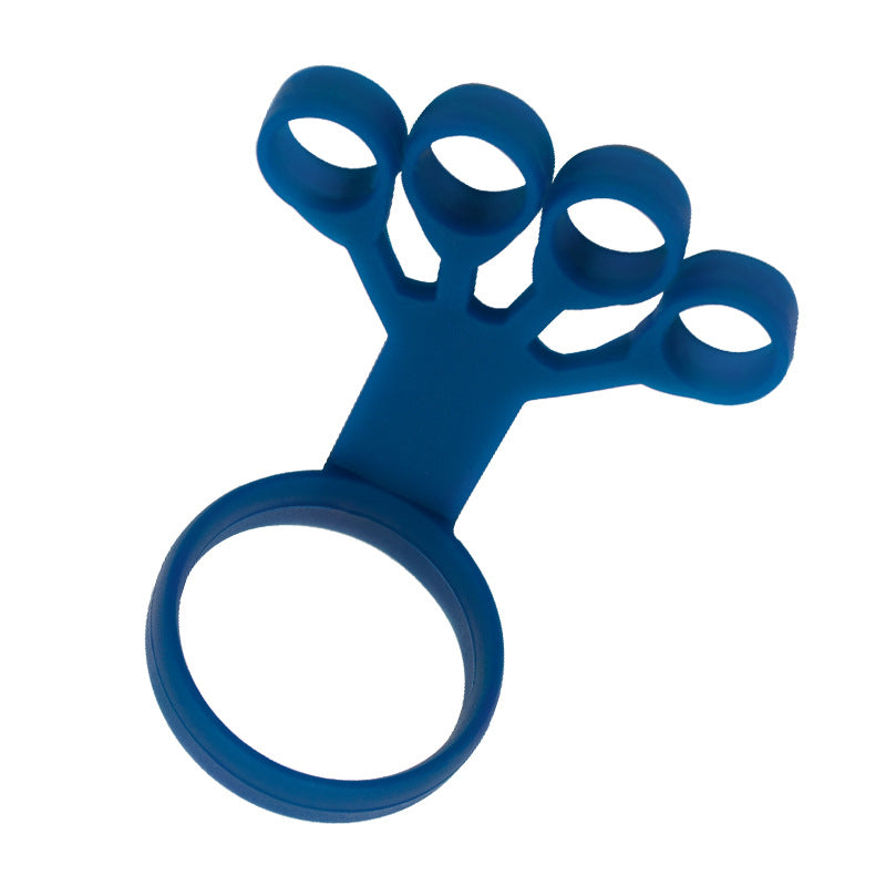 Silicone Grip Device Finger Exercise Stretcher Arthritis Hand Grip Trainer Sports DealSniper.net Blue