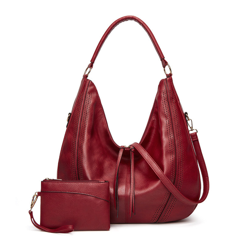 New Trend Retro Large Capacity Tote Shoulder Bag Tassel Women Gym From House