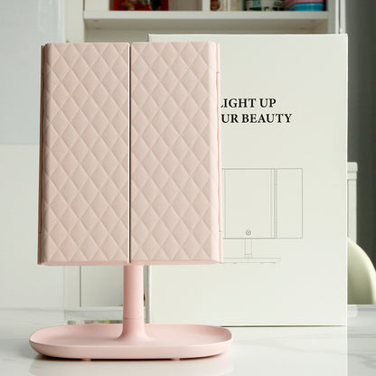 LED Light Makeup Mirror Magnifying Cosmetic Beauty Gym From House D USB